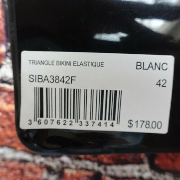 NWT Zadig & Voltaire 2-PC Swimsuit Bikini Top Bottoms Whitehaven White Blanc 10 - Picture 11 of 11